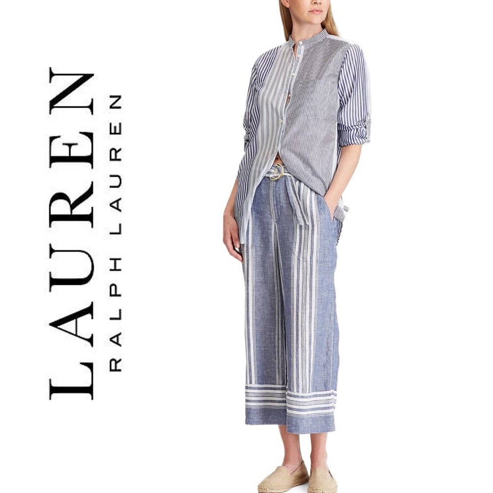 Fabulous Linen Lauren Striped Pants